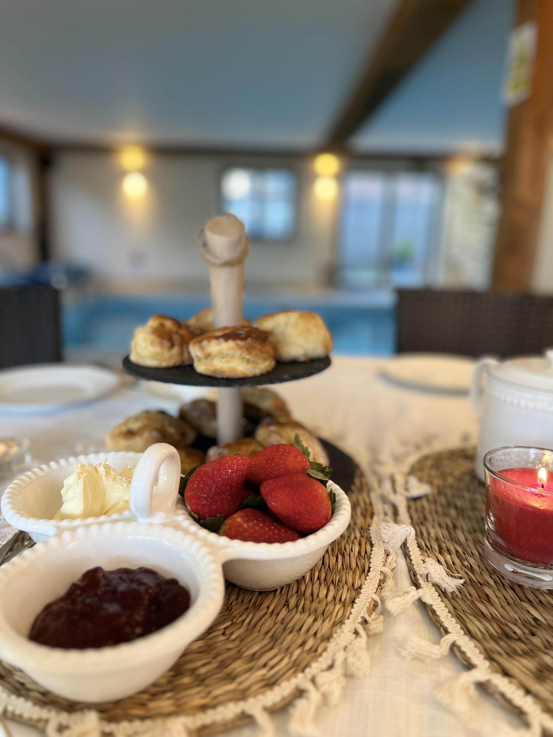 Cream Tea Experience Hunstanton Private Pool Hire!